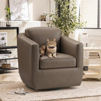COLAMY 360° Swivel Accent Chair by COLAMYHOME