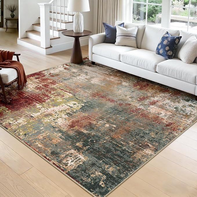 RELEANY Washable Square 8'x8' Area Rug by RELEANY