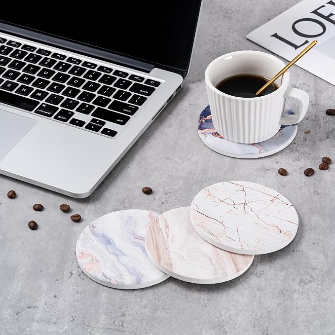 Hoewina 6Pcs Drink Coasters - Image 6