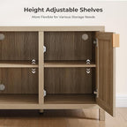SICOTAS Rattan TV Stand for Living Room - Image 4