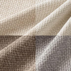 MIULEE Decorative Chenille Pillow Covers Neutral Beige 20x20 Pack of 4 | Modern - Image 2