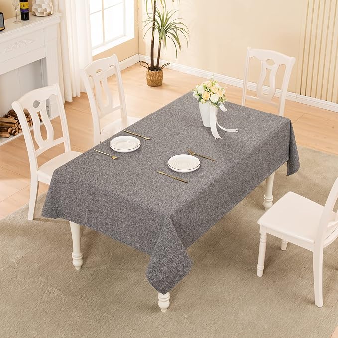 BALCONY & FALCON Rectangle Tablecloth Washable Wrinkle Resistant and Water - Image 5