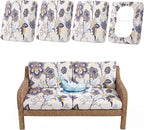 Waterproof Outdoor Cushion Covers, Stretch Patio Slipcovers | UV Resistant by hyha