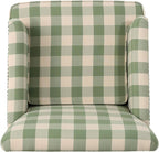 Christopher Knight Home Eve Modern Upholstered Club Chair, Wooden Living Room - Image 7