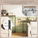 Huuger 102.4 Inch Behind Couch Table - Image 4