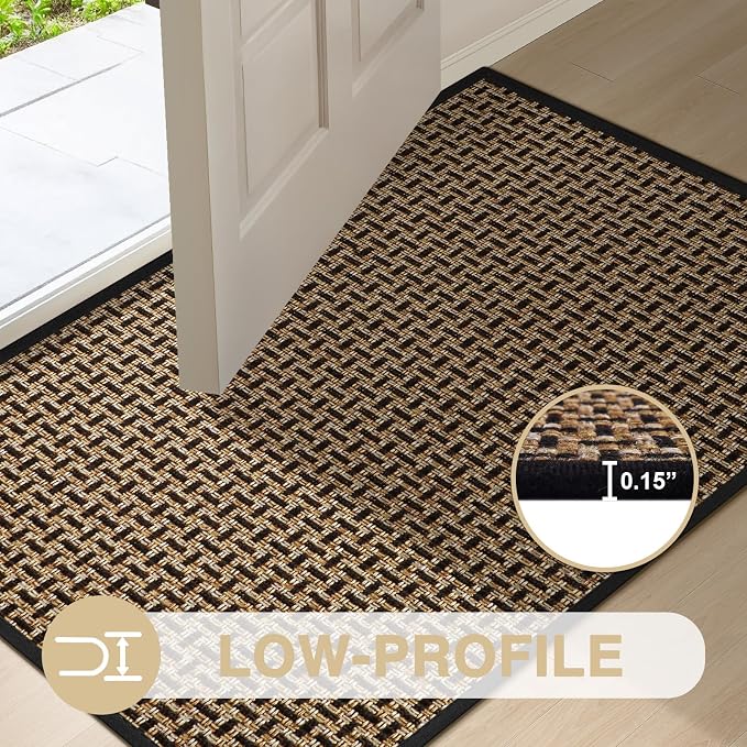 Door Mat Indoor Entrance 17"x29", Absorbent Indoor Door Mat, Non Slip Rubber - Image 4