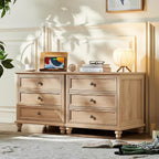 Joaxswe 24" Wide Farmhouse Night Stand Set of 2, Large End Table - Image 8