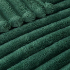 Exclusivo Mezcla Striped King Size Fleece Blanket - Image 4