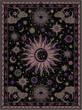 Vacuum-Friendly, Square 8ft Washable Area Rug by meejou