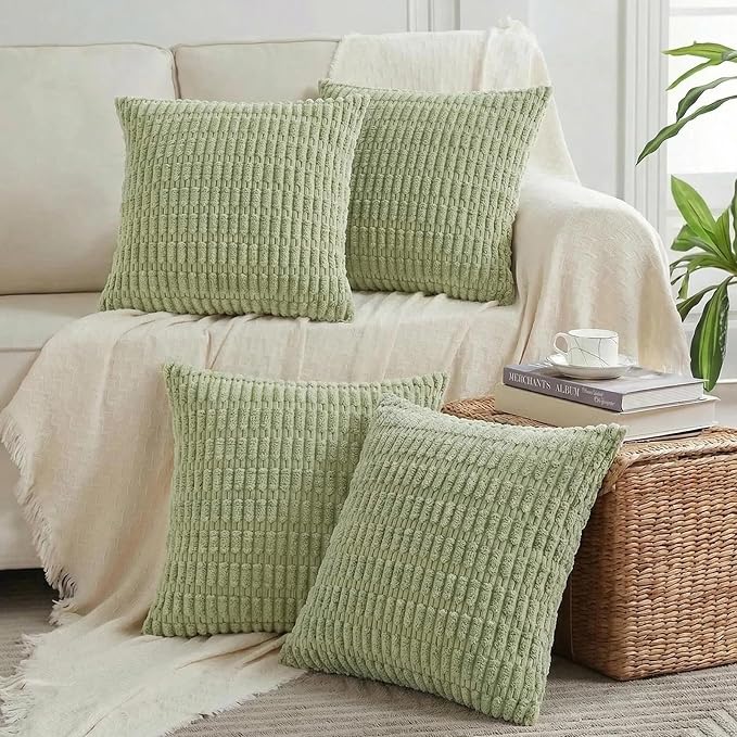 Fancy Homi 4 Packs Decorative Throw Pillow Covers by Fancy+Homi