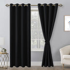 Blackout Curtains for Bedroom, 52 x 96 Inches Long, 2 Panels, Window Curtains - Image 8