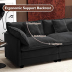 Ihanherry Cloud Sofa 77 Inch Loveseat, Modern Sectional Couch, 2-Seats Sofa - Image 7