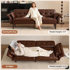 HALLYBEE Futon Sofa Bed, Sleeper Sofa, Small Couch - Image 5