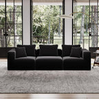 Avenco 106” 3-Seater Modular Sofa Couch, Individually Wrapped Coil Support & by Avenco