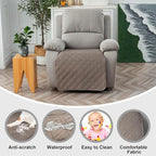 Genina Waterproof Recliner Chair Covers, Recliner Cover - Image 2