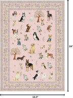 Pink Entry Rug 24x17inch Small Door Mat Runner - Image 2