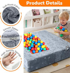 MeMoreCool Dinosaur Glow Foam Kids Play Couch Set, Machine-Washable Cover - Image 6