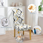 BIETYONE Stretch Dining Chair Covers Set of 4, Soft Removable Washable Kitchen - Image 6