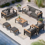 Aluminum Outdoor Patio Furniture Set by Oasbira