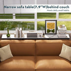 WOHOMO Console Table, Small Modern Entryway Table - Image 6