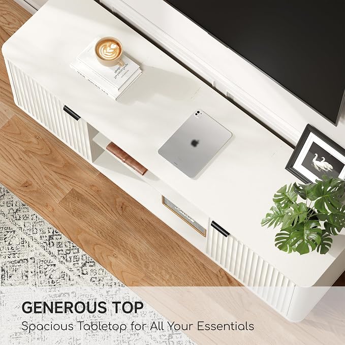 Fatmok 58" Fluted TV Stand - Image 6