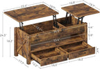 Seventable Coffee Table, 39.3" Lift Top Coffee Table - Image 3