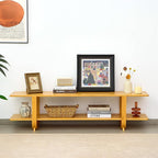 Bamboo TV Stand for TVs up to 65", Accent Entertainment Center - Image 4