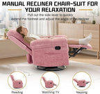 Korser Recliner Chair, Swivel Rocker Recliner Chair - Image 4
