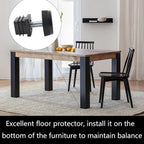 8Pcs Adjustable Leveling Feet 25 x 25mm Square Insert Kit Furniture Glide - Image 5