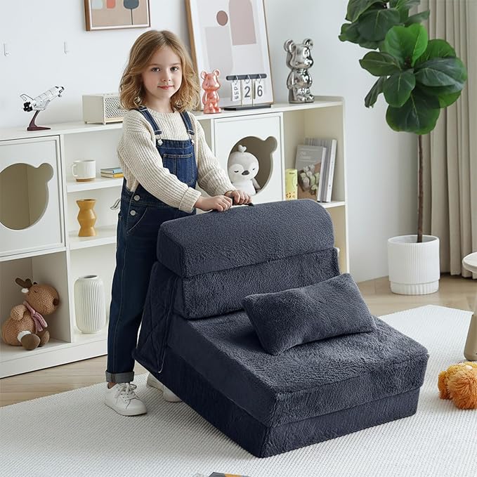 Tiita Convertible Folding Kids Sofa Bed - Image 6