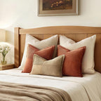 MIULEE Fall Rust Decorative Throw Pillow Covers - Image 6
