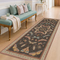 Boho Runner Rug 3x8, Stain Resistant Indoor Carpet by HazoHaus