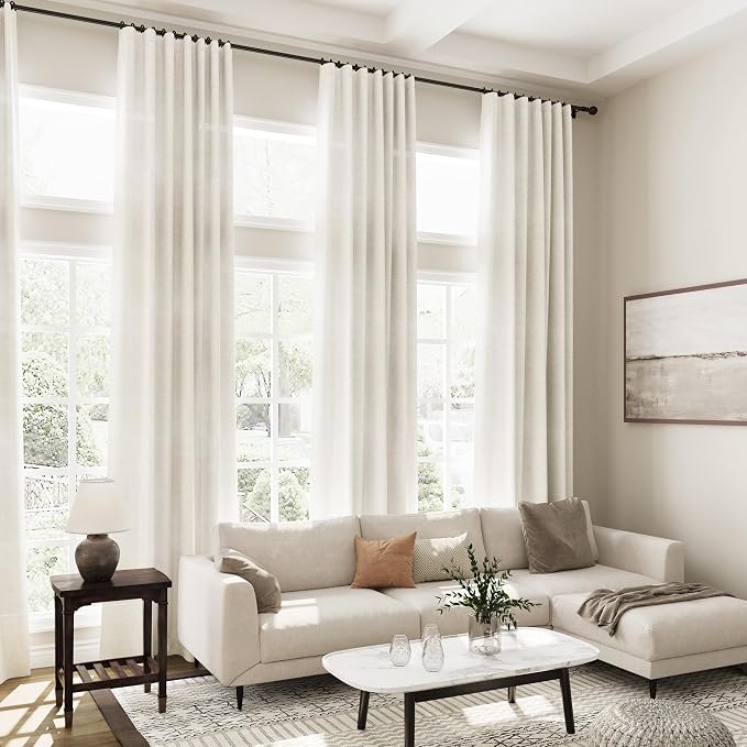 Extra Long Curtains 2 Panels 111 Inches Long - Image 7