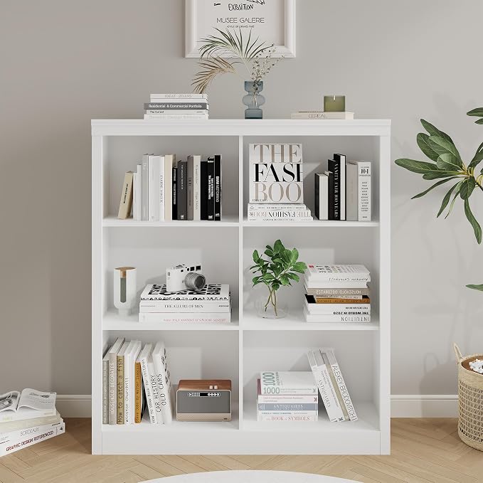 GarveeHome 6 Cube Storage Organizer, 53 Inch Tall Bookcase - Image 6