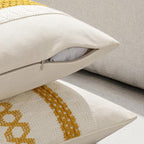 MIULEE Set of 2 Mustard Yellow Decorative Lumbar Pillow Covers 12x20 Inch | Fall - Image 5