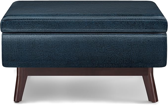 SIMPLIHOME Owen Coffee Table Storage Ottoman - Image 5