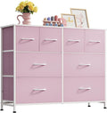 WLIVE Dresser for Bedroom with 8 Drawers, Wide Fabric Dresser for Storage and by WLIVE