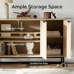 EYYTHUNG Fluted Storage Cabinet - Image 4
