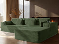 108" Cloud Sectional Couch, Comfort L Shaped Boneless Couch by VYUXWO