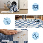 GarveeHome 2.5x8 Checkered Kitchen Runner Rug - Image 7