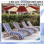 Kigley Outdoor Chaise Lounge Cushions - Image 6