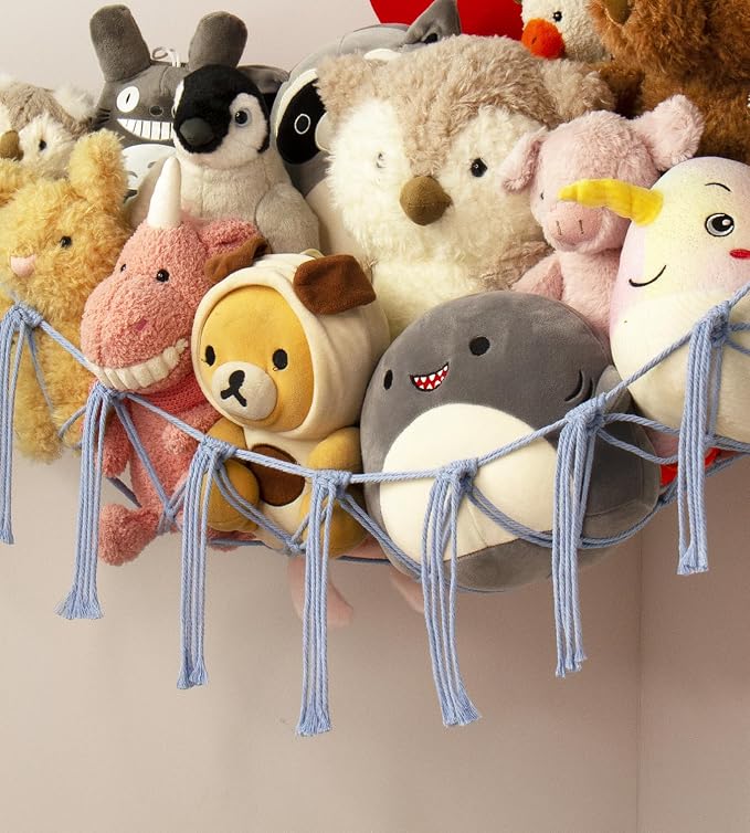 mirolam Stuffed Animal Storage Hammock Large Toy Hammock Net - Image 3