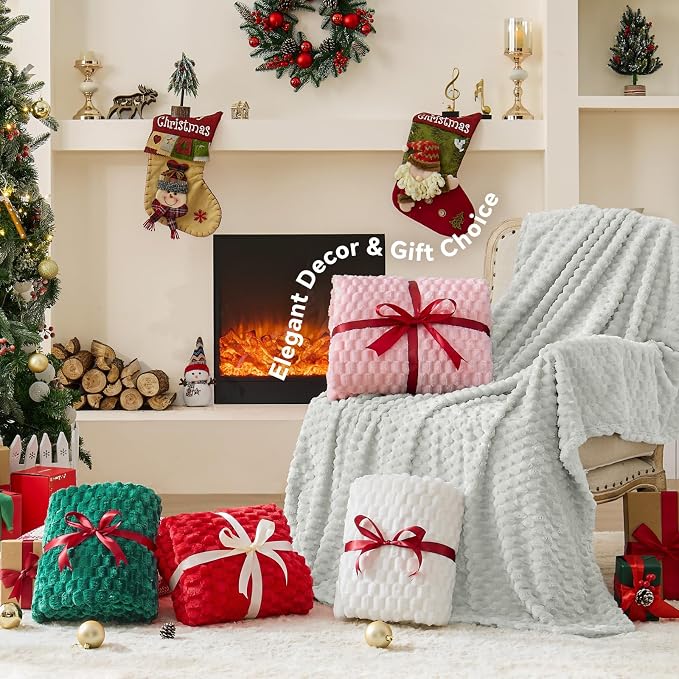 BEDELITE Light Grey Twin Blanket - Image 5