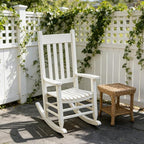 Oversized Outdoor Wooden Rocking Chair - Image 7