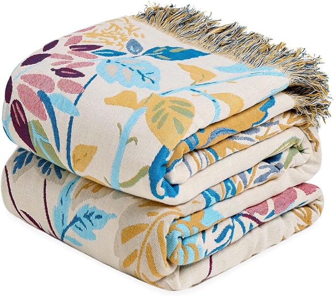 LUTBM Boho Throw Blanket for Couch Sofa Chair Cotton Summer Blankets for by LUTBMFindYourFreeSpiritatHome