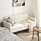 Tbfit 65" W Loveseat Sofa, Mid Century Modern Decor Love Seat Couches - Image 10