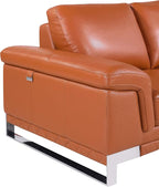 Blackjack Furniture Weston Collection Italian Leather Living Room Chair - Image 7