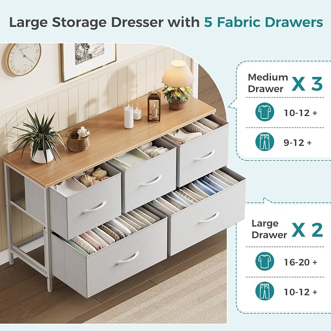 OLIXIS Dresser for Bedroom - Image 4