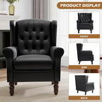 Mid-Century Modern Wingback Accent Chair - Image 3