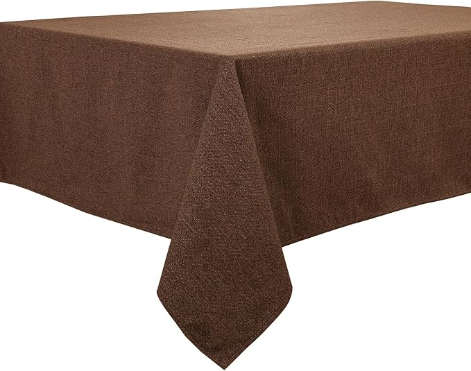 BALCONY & FALCON Square Tablecloth Washable Wrinkle Resistant and Water Proof by BALCONYFALCON